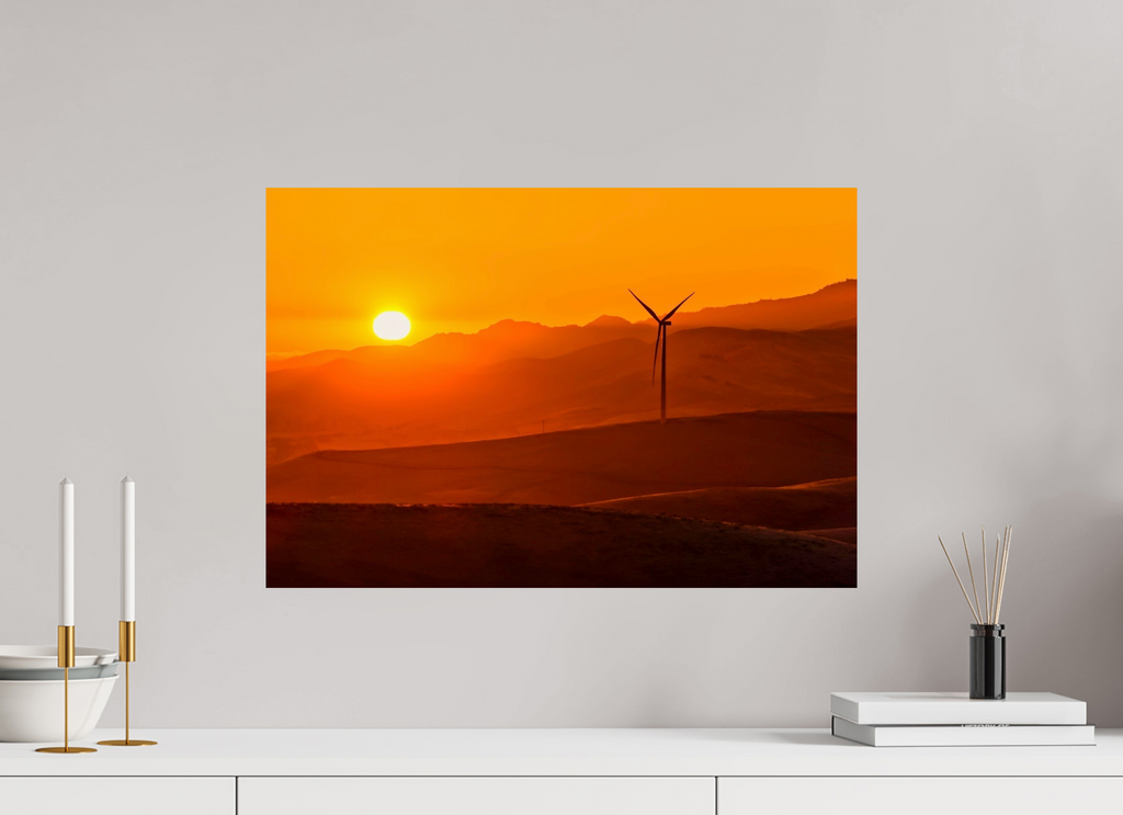 23.6 x 16″, Photo Print On Fuji Crystal DP II Sunset in the Valley