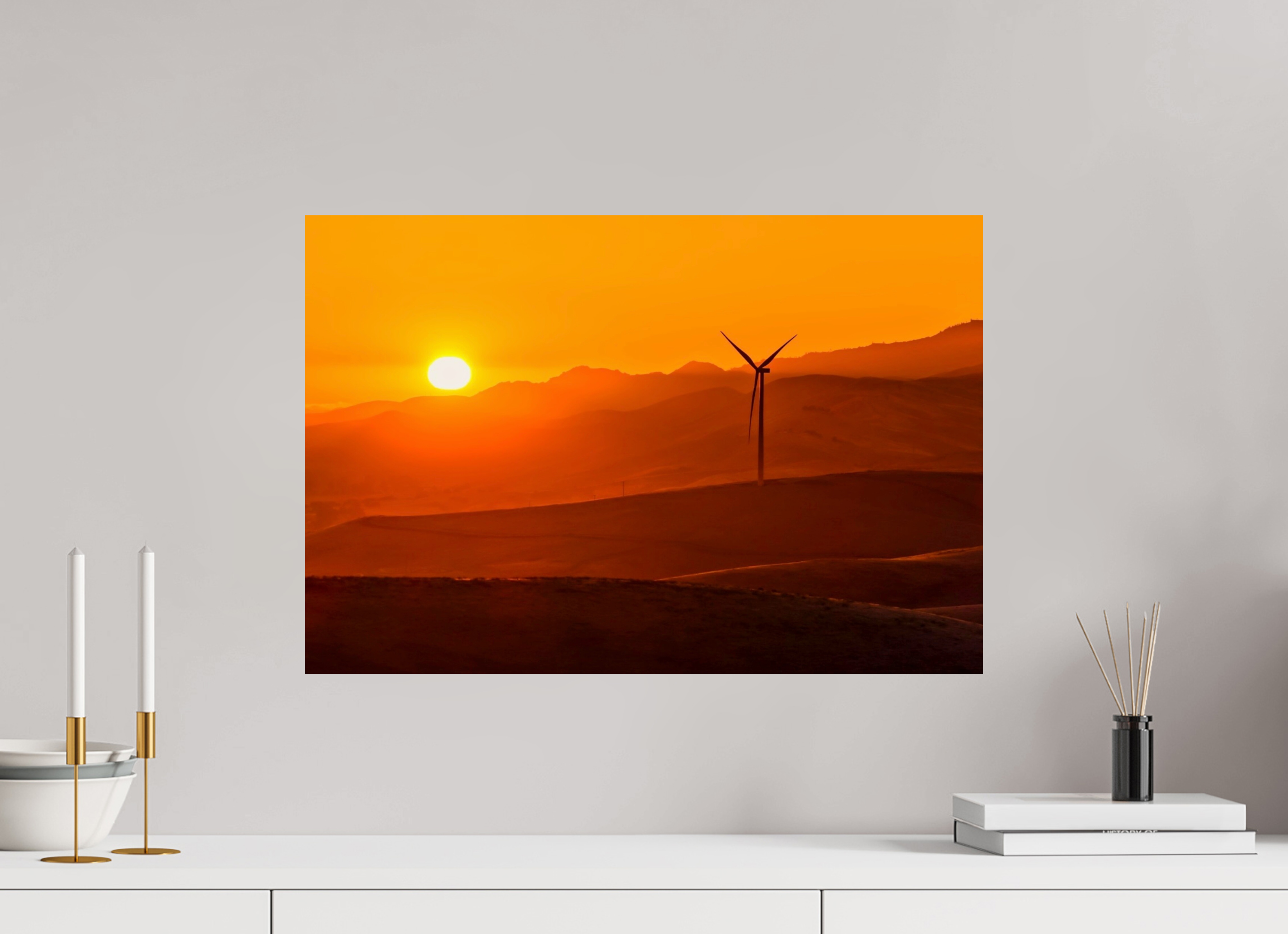 23.6 x 16″, Photo Print On Fuji Crystal DP II Sunset in the Valley