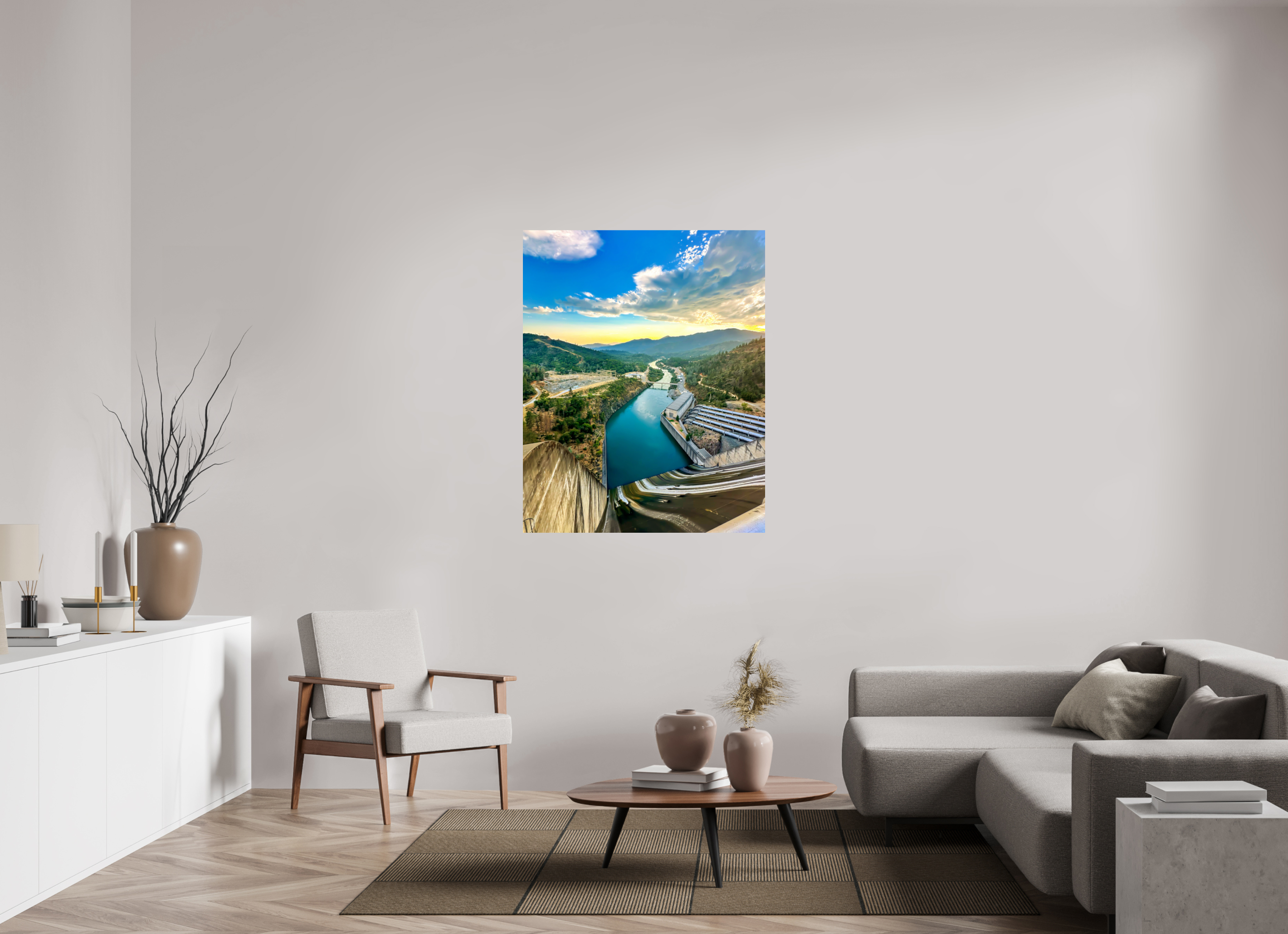 39 x 48.7″, Photo Print On Fuji Crystal DP II Shasta lake