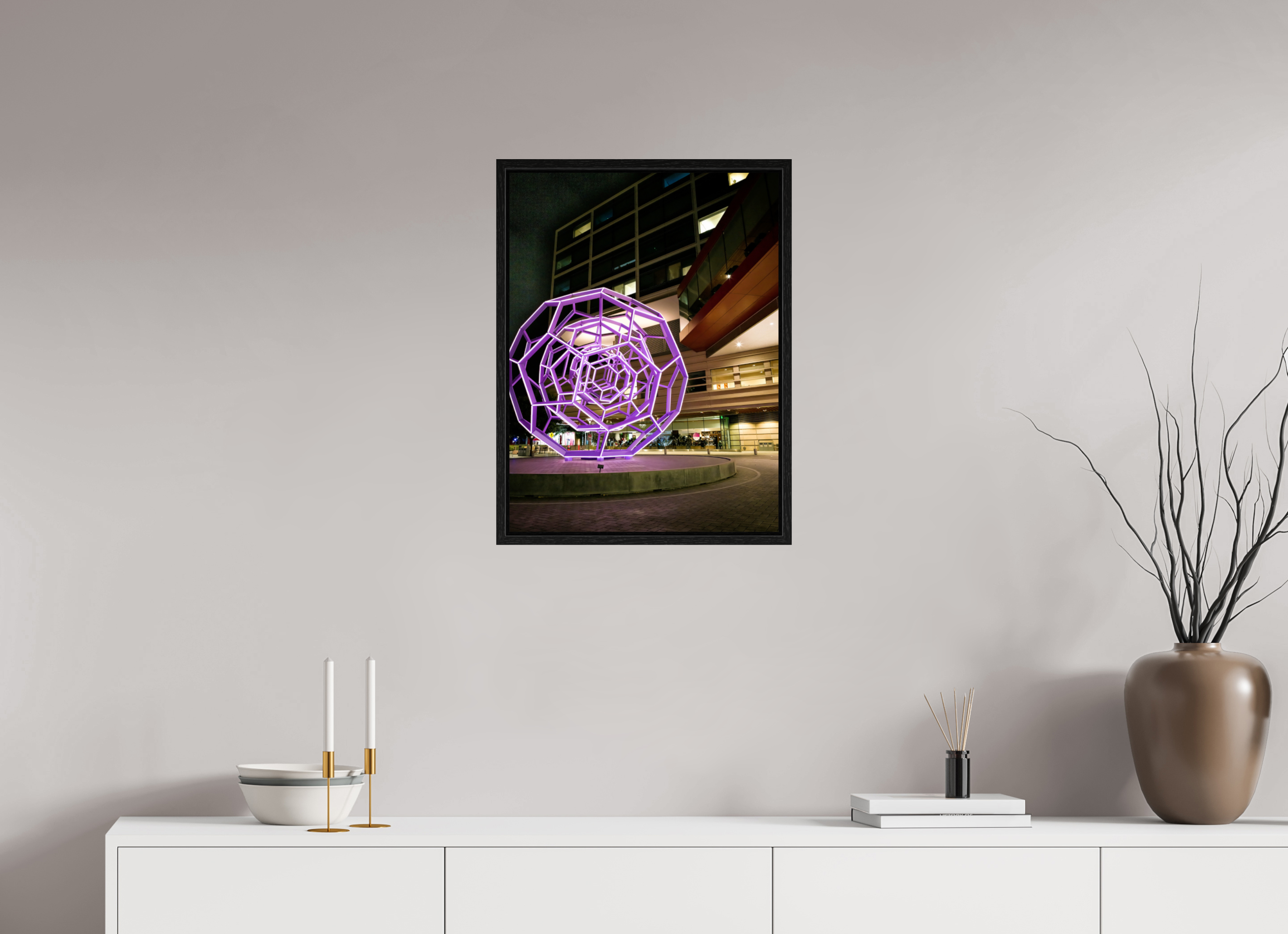18 x 24″, Floater Frame Stanford Hospital