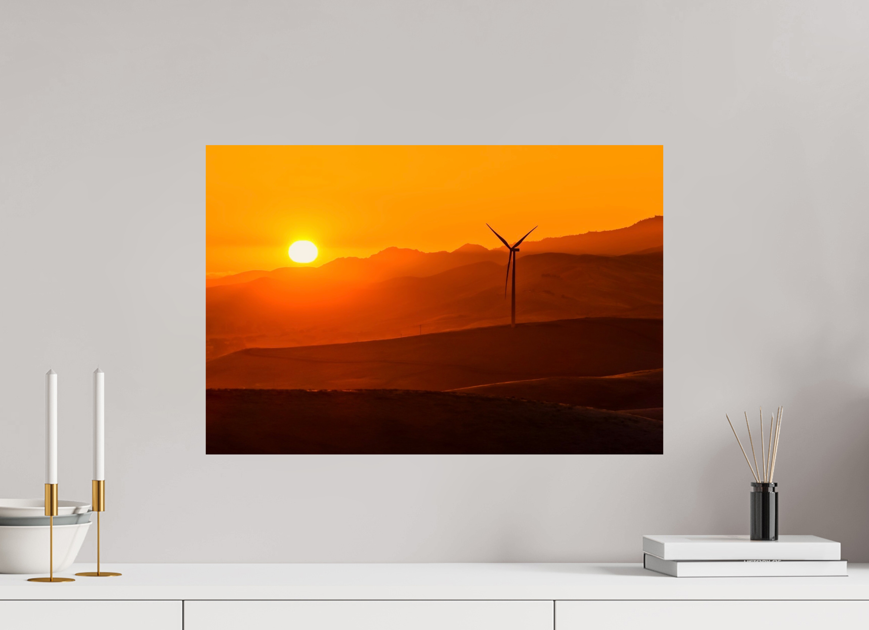 23.6 x 16″, Photo Print On Fuji Crystal DP II Sunset in the Valley