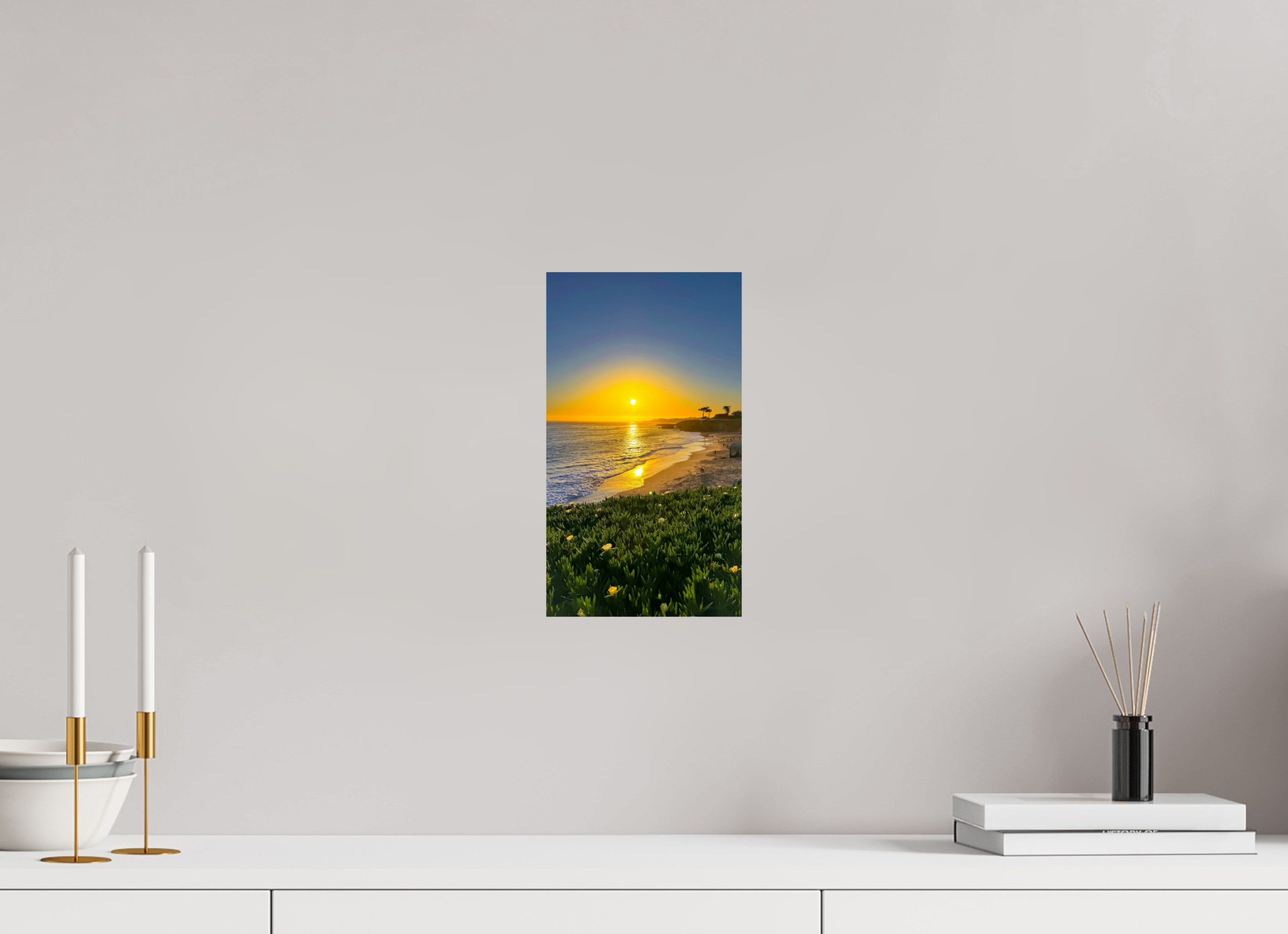 6.8 x 12″, Photo Print On Fuji Crystal DP II Sunset coast