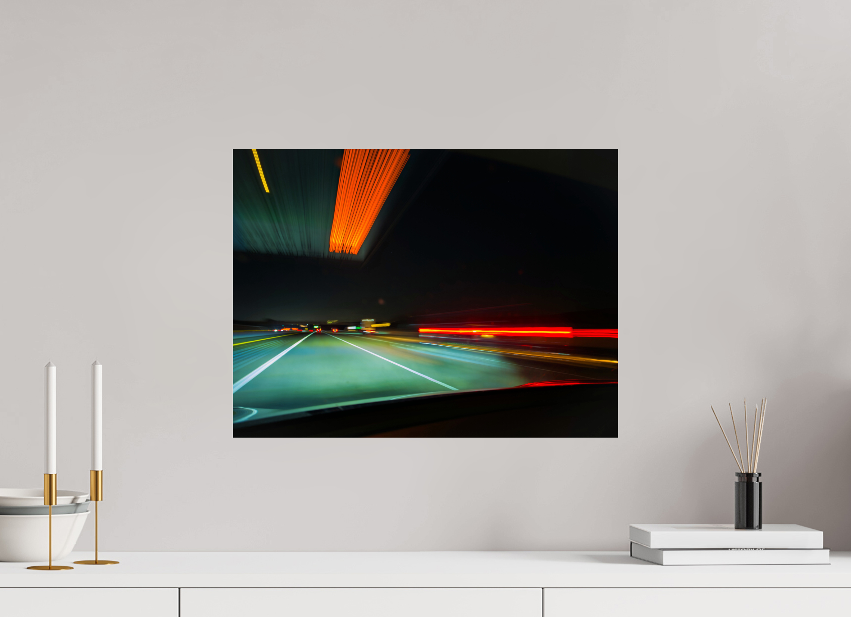 20 x 15″, Photo Print Under Acrylic Glass Midnight Ride