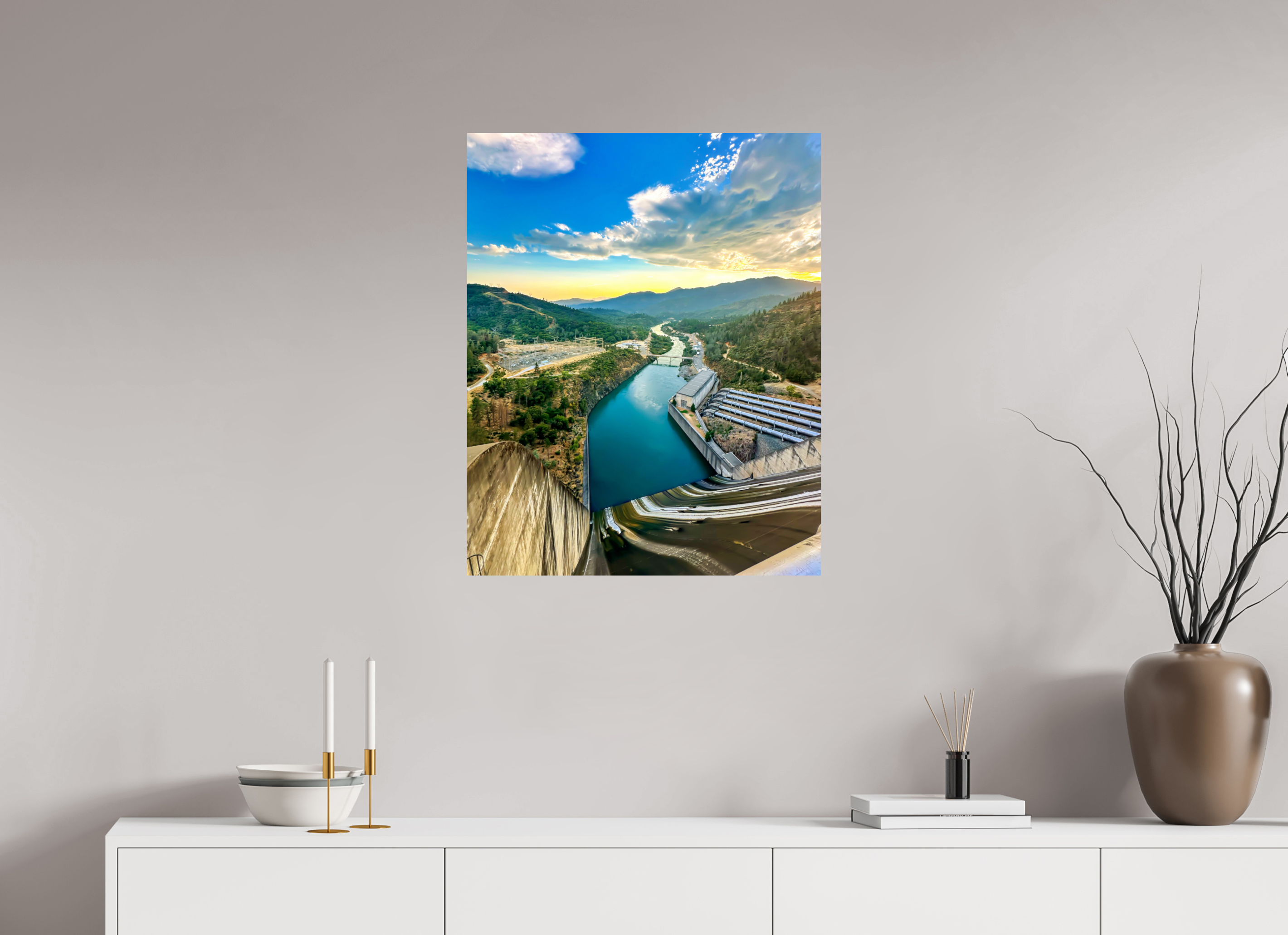 24 x 30″, Photo Print On Fuji Crystal DP II Shasta lake