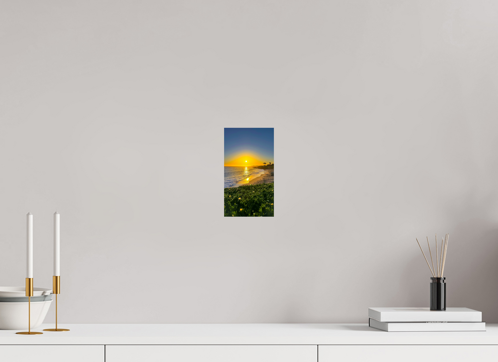 4.5 x 8″, Photo Print On Fuji Crystal DP II Sunset coast