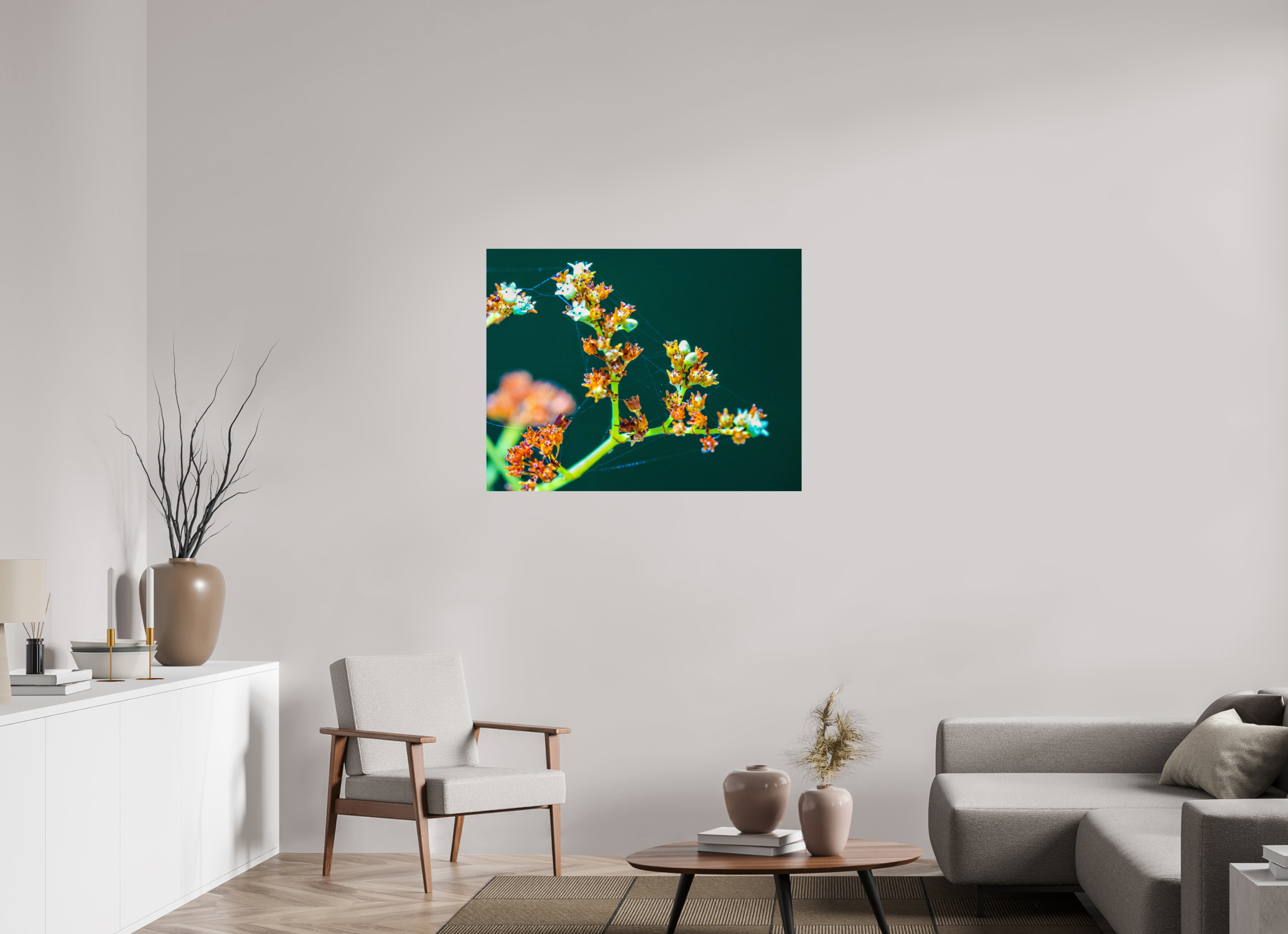 40.3 x 31″, Photo Print On Fuji Crystal DP II Flower Web