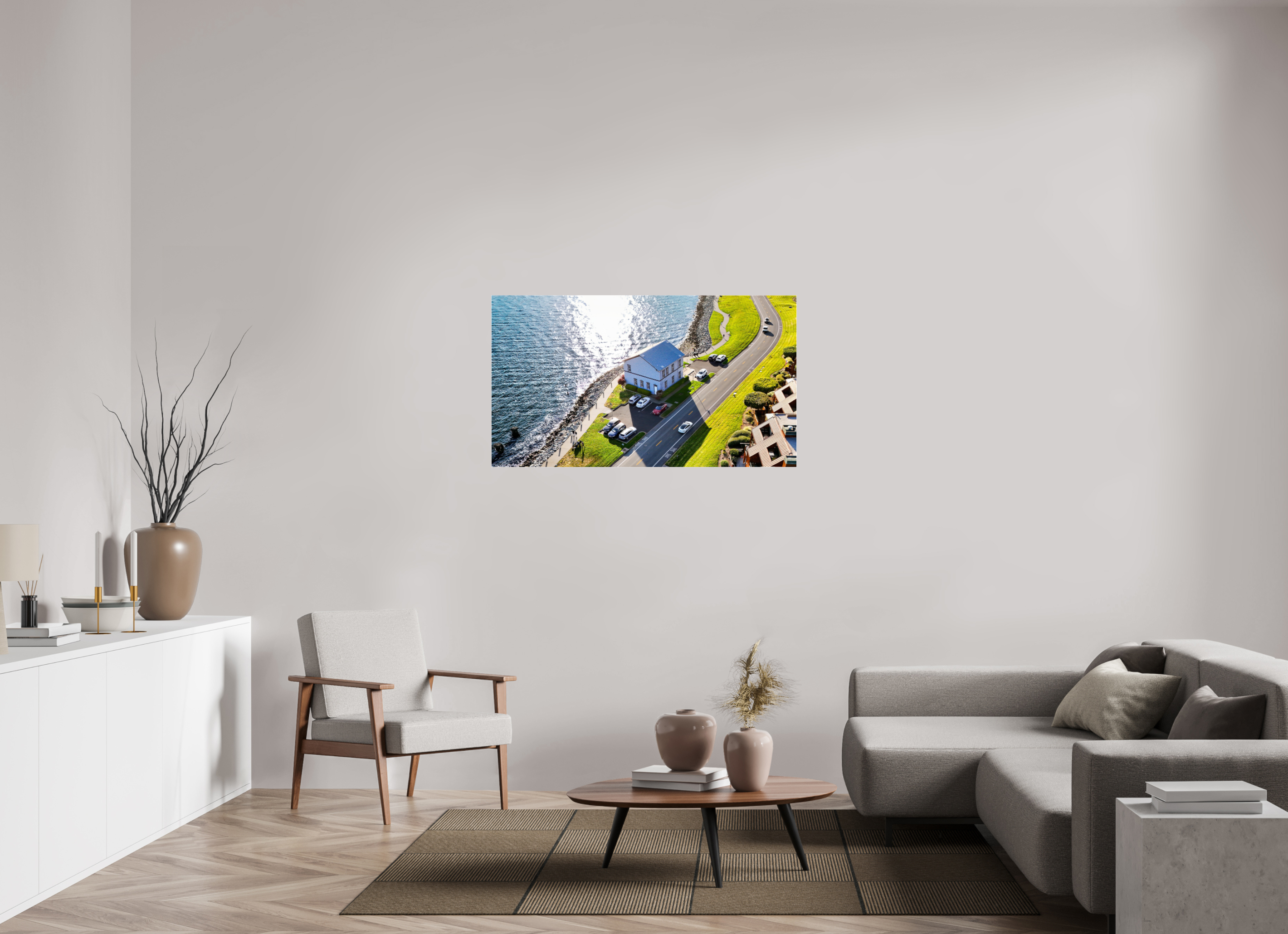 49 x 27.6″, Photo Print Under Acrylic Glass Tiburon Coast