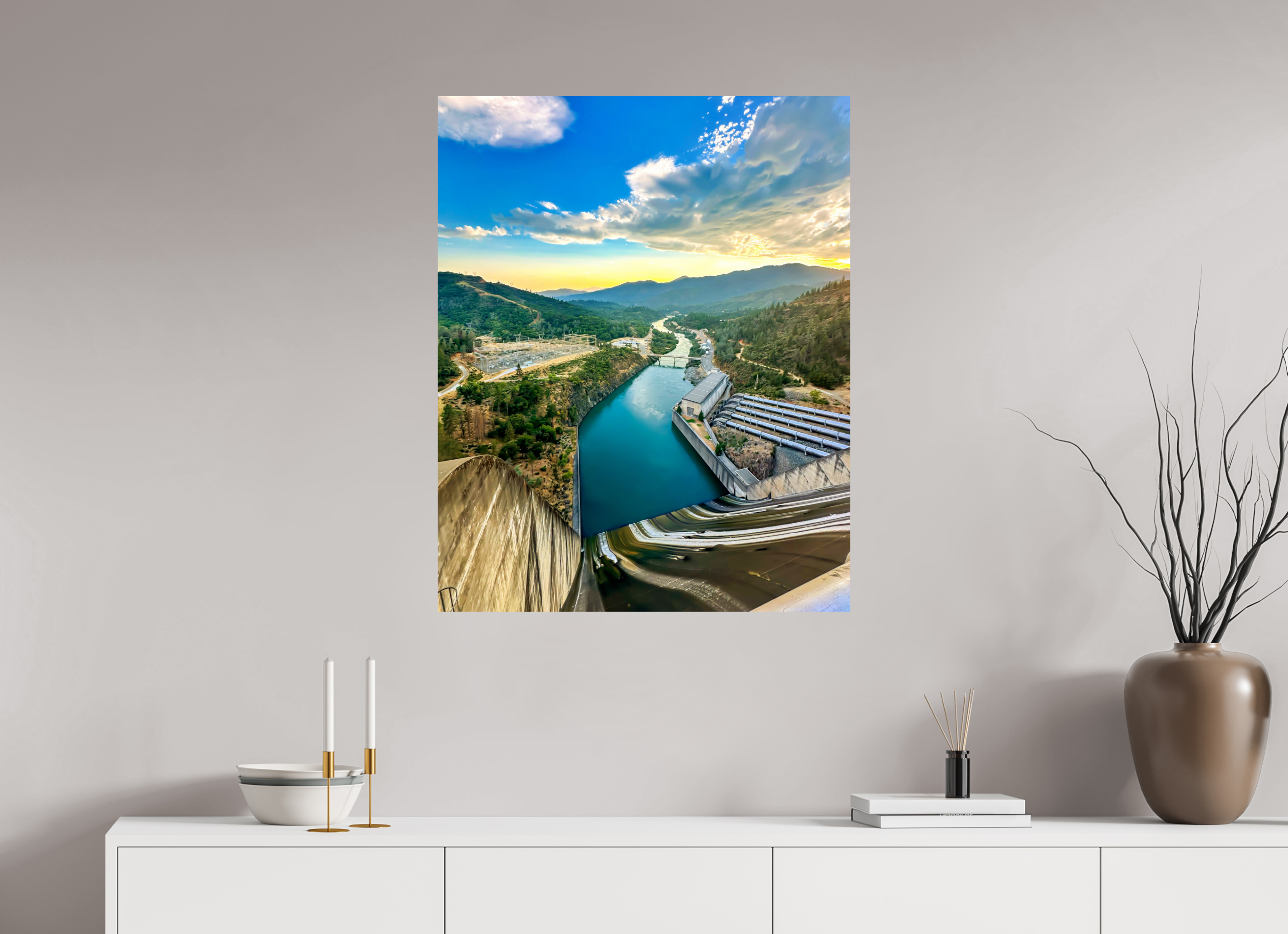 28 x 35″, Photo Print On Fuji Crystal DP II Shasta lake