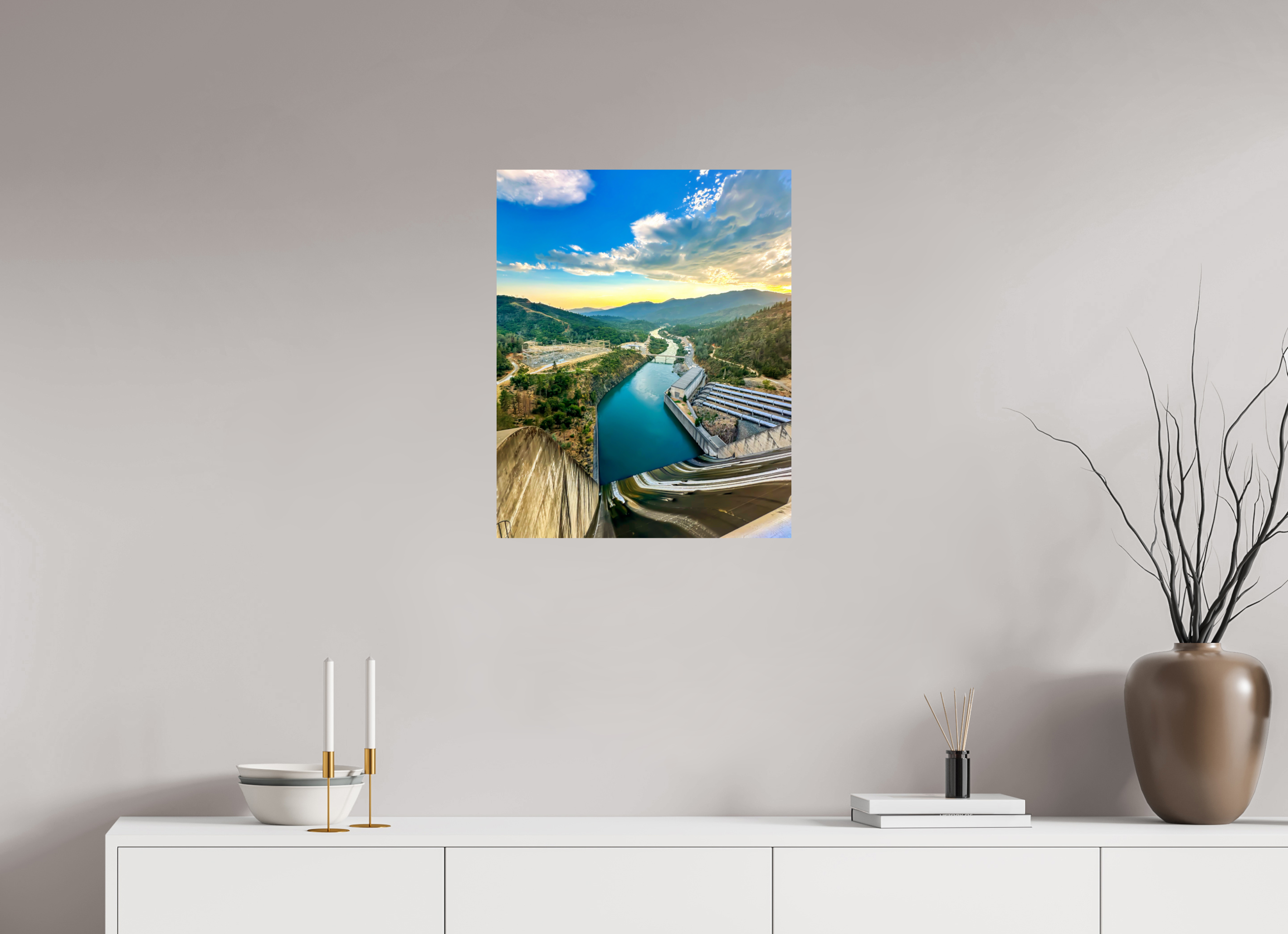 20 x 25″, Photo Print On Fuji Crystal DP II Shasta lake