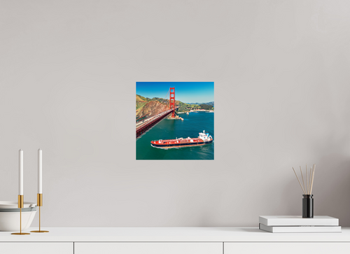 10 x 10″, Photo Print On Fuji Crystal DP II Golden Gate Bridge