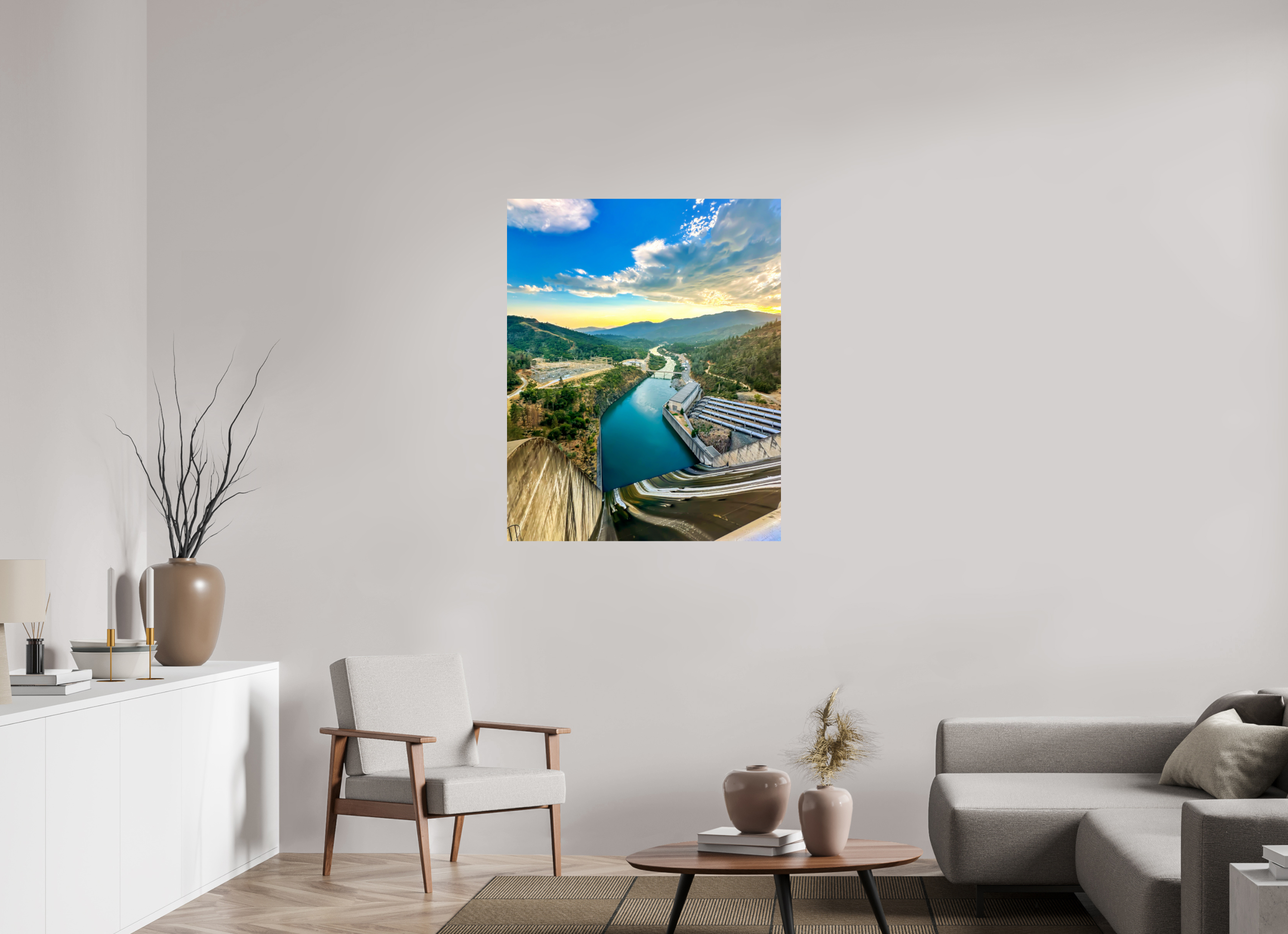 35 x 43.7″, Photo Print On Fuji Crystal DP II Shasta lake