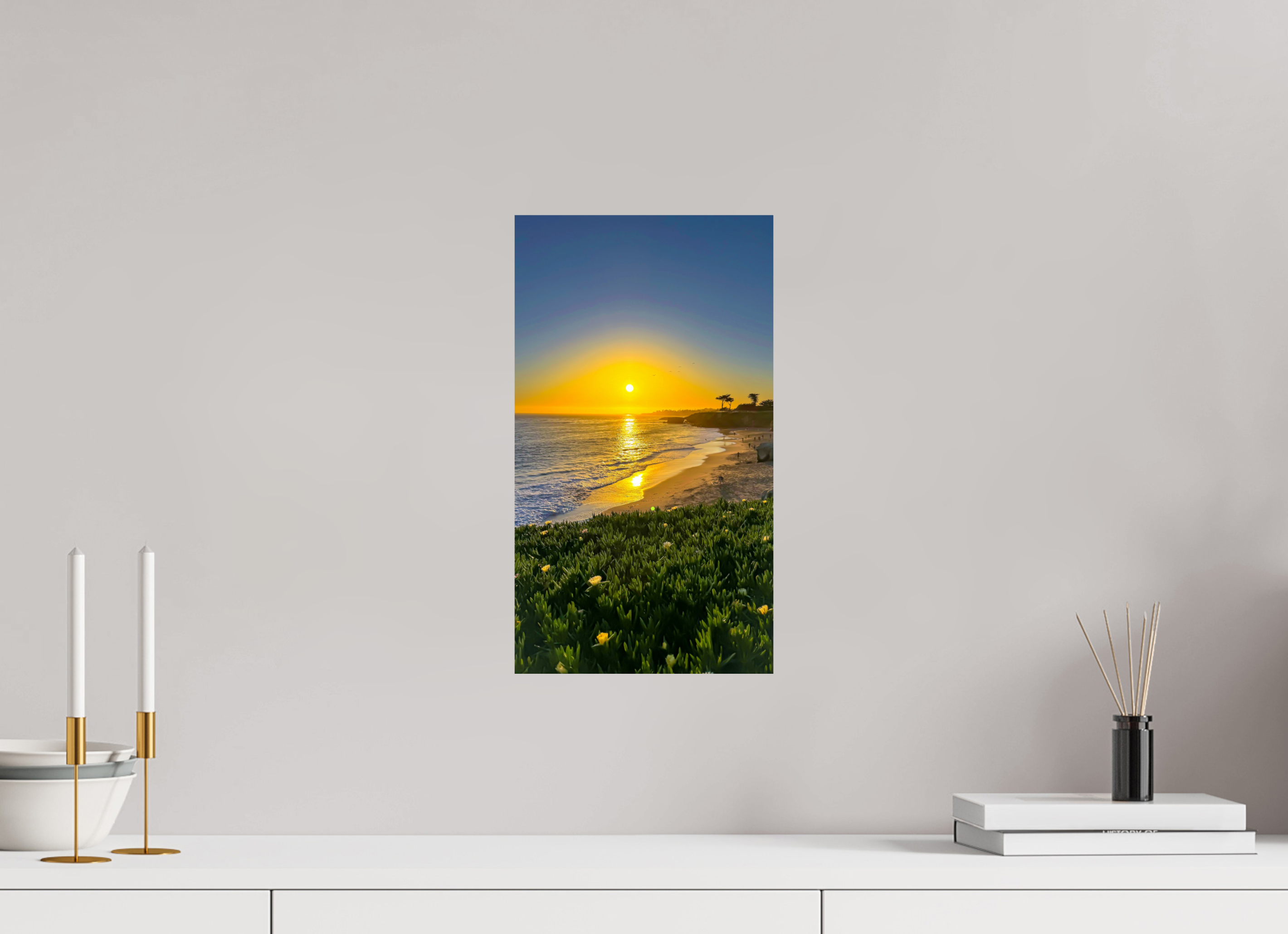 9 x 16″, Photo Print On Fuji Crystal DP II Sunset coast