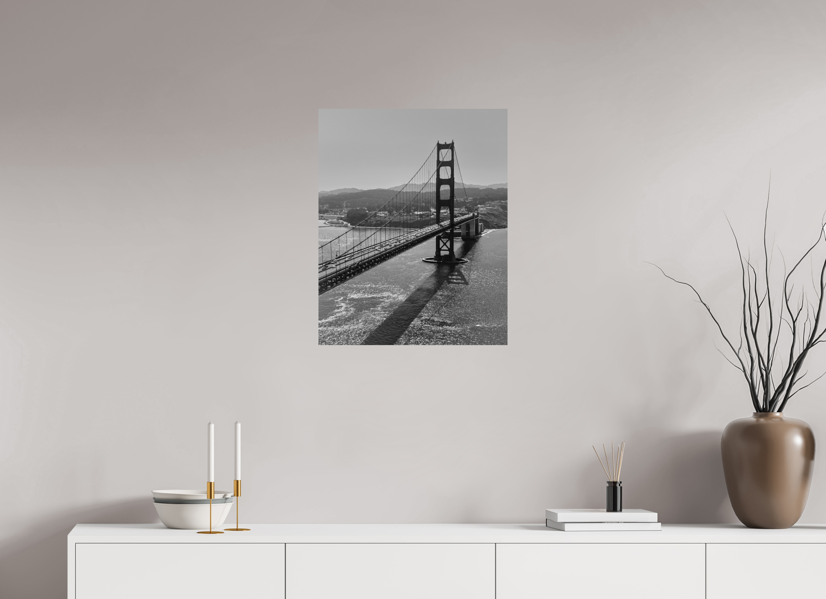 20 x 25″, Photo Print On Fuji Crystal DP II Vintage Gate Bridge