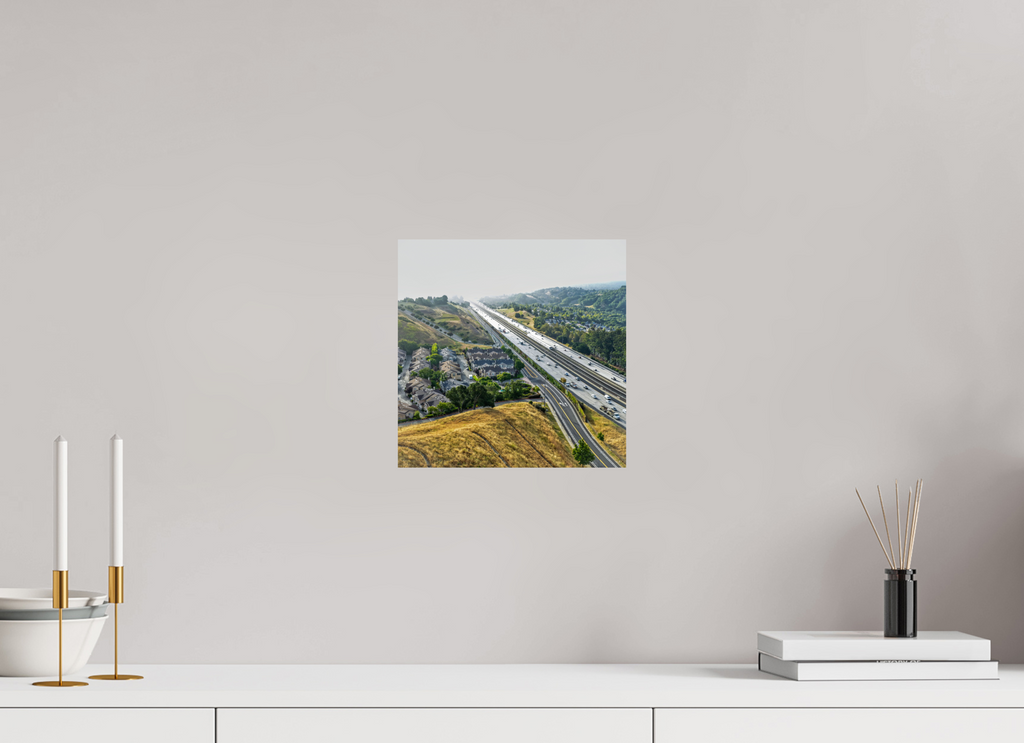 10 x 10″, Photo Print On Fuji Crystal DP II Fading highway
