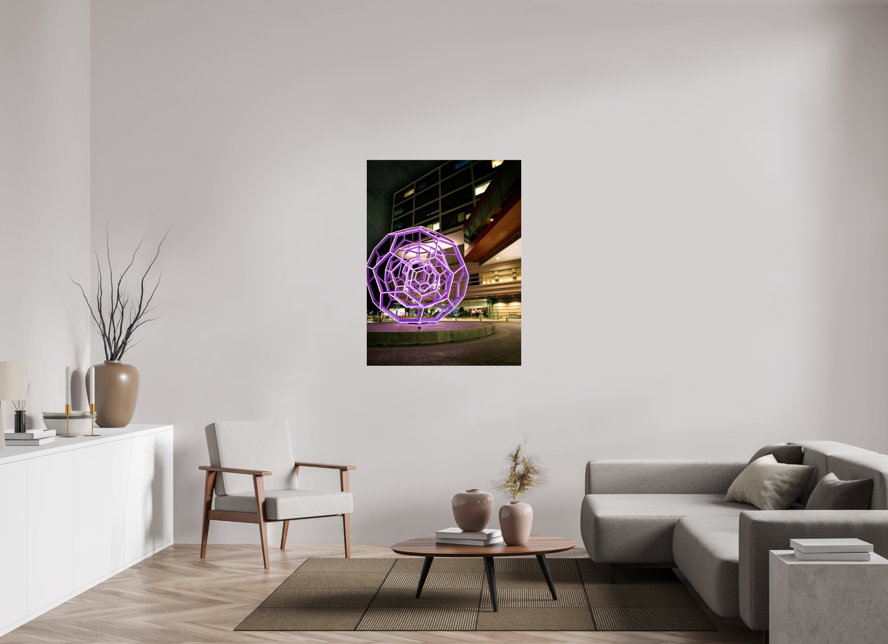 36 x 48″, Photo Print Under Acrylic Glass Stanford Hospital