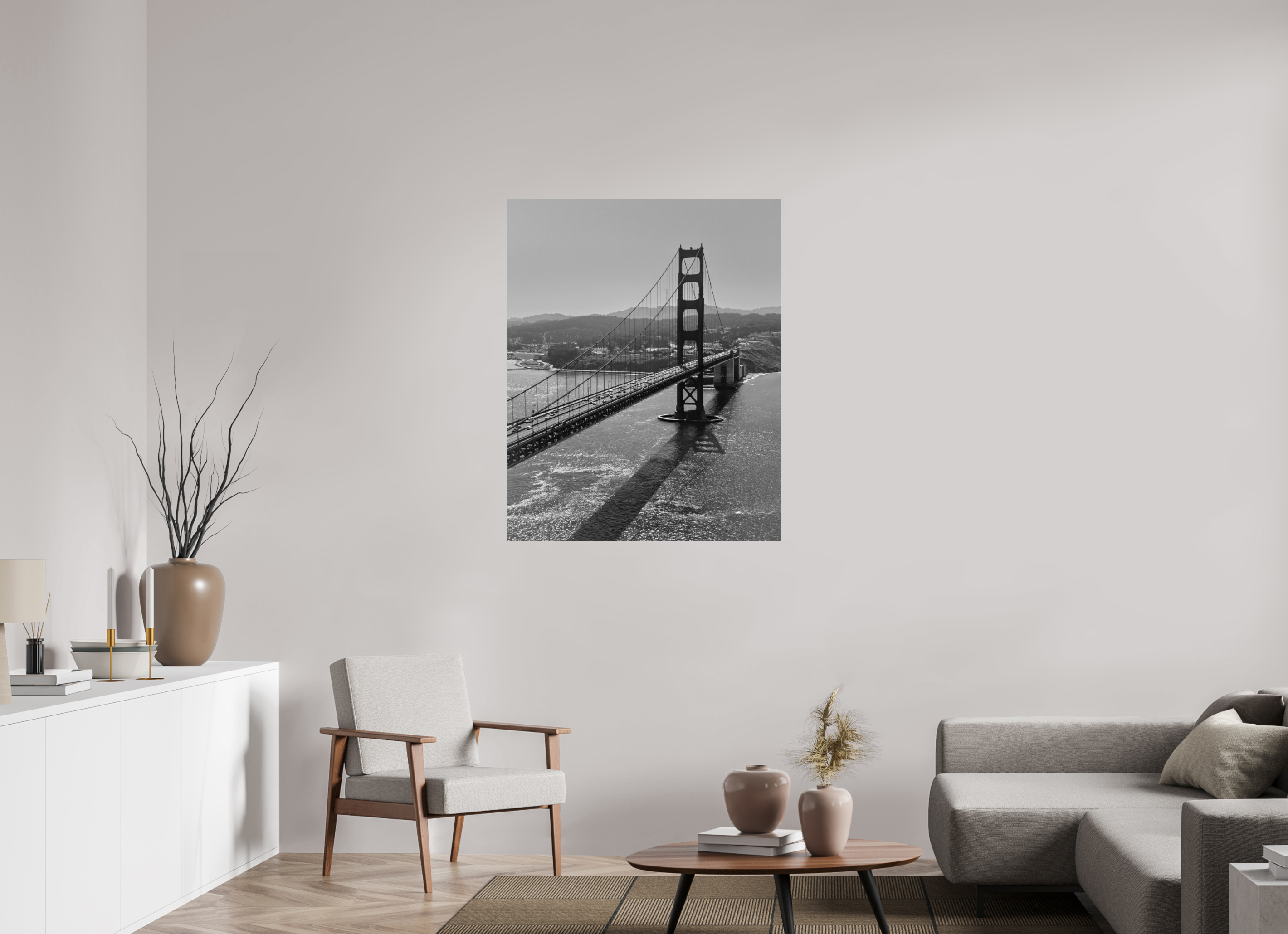 35 x 43.7″, Photo Print On Fuji Crystal DP II Vintage Gate Bridge