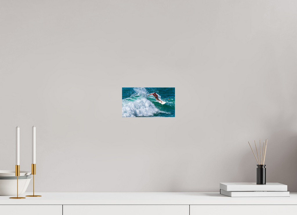 8 x 4.5″, Photo Print Catching Waves