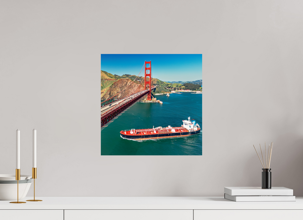 15 x 15″, Photo Print On Fuji Crystal DP II Golden Gate Bridge