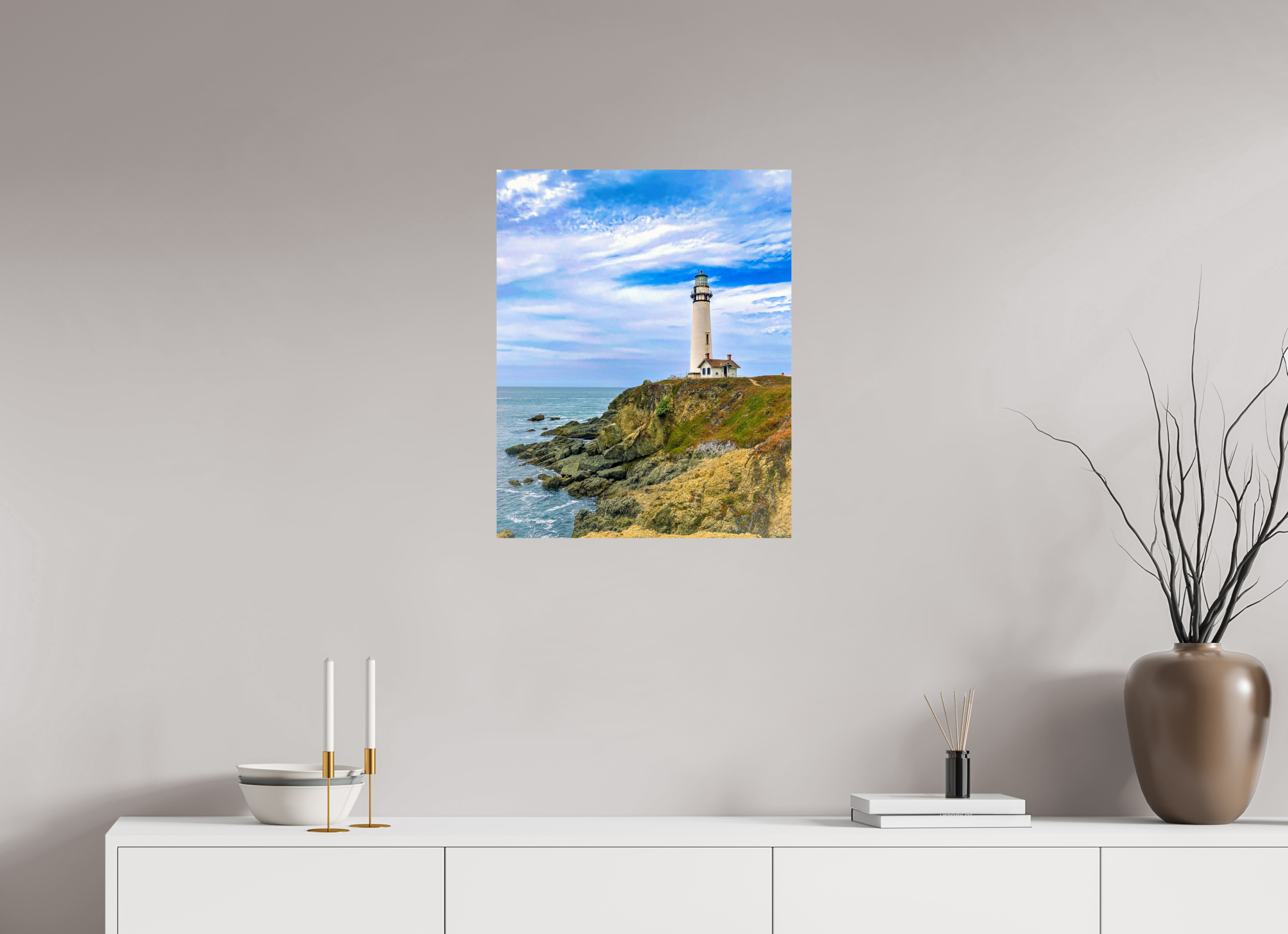 20 x 25″, Photo Print On Fuji Crystal DP II Pigeon Peak Lighthouse
