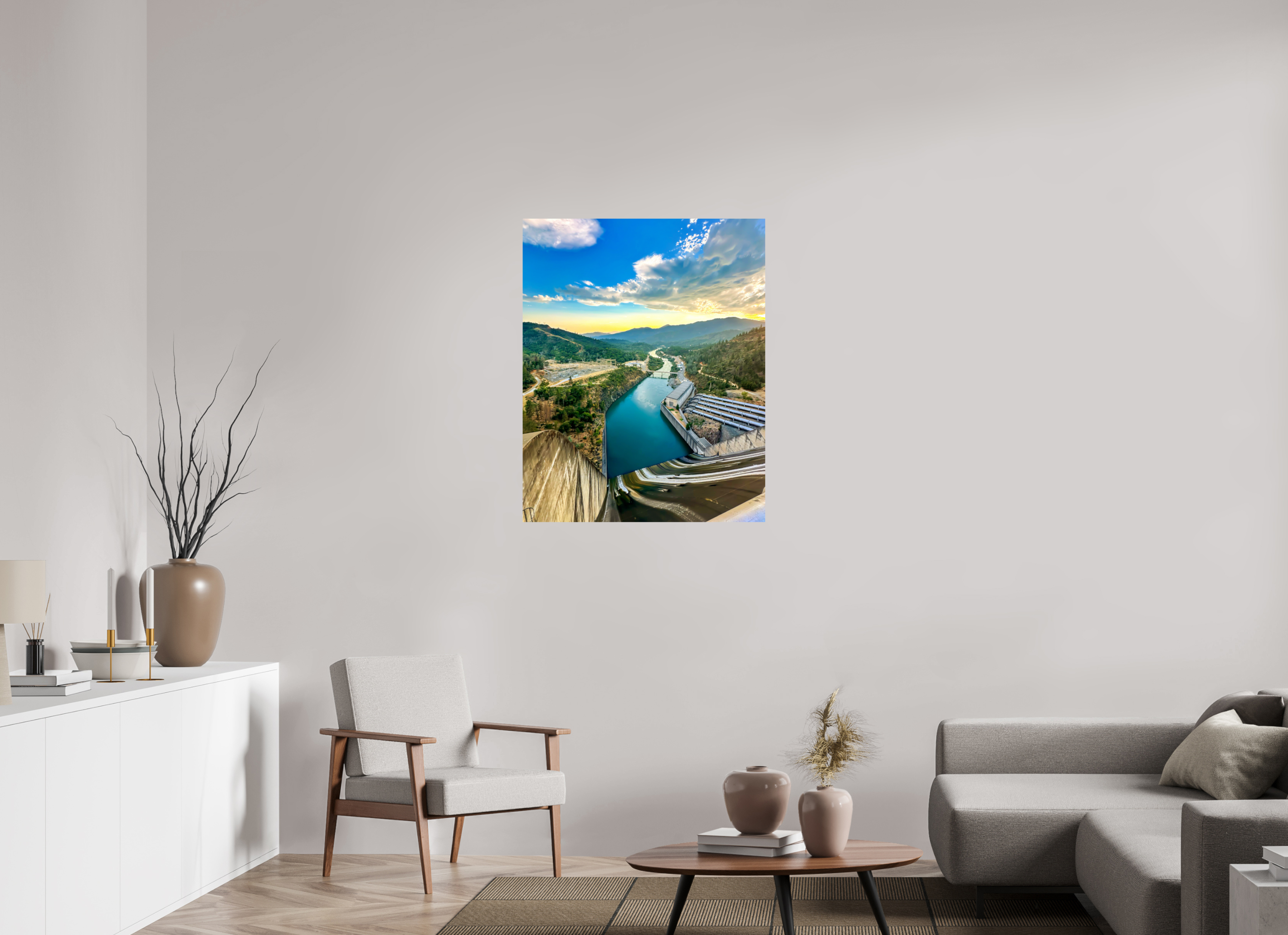 31 x 38.7″, Photo Print On Fuji Crystal DP II Shasta lake