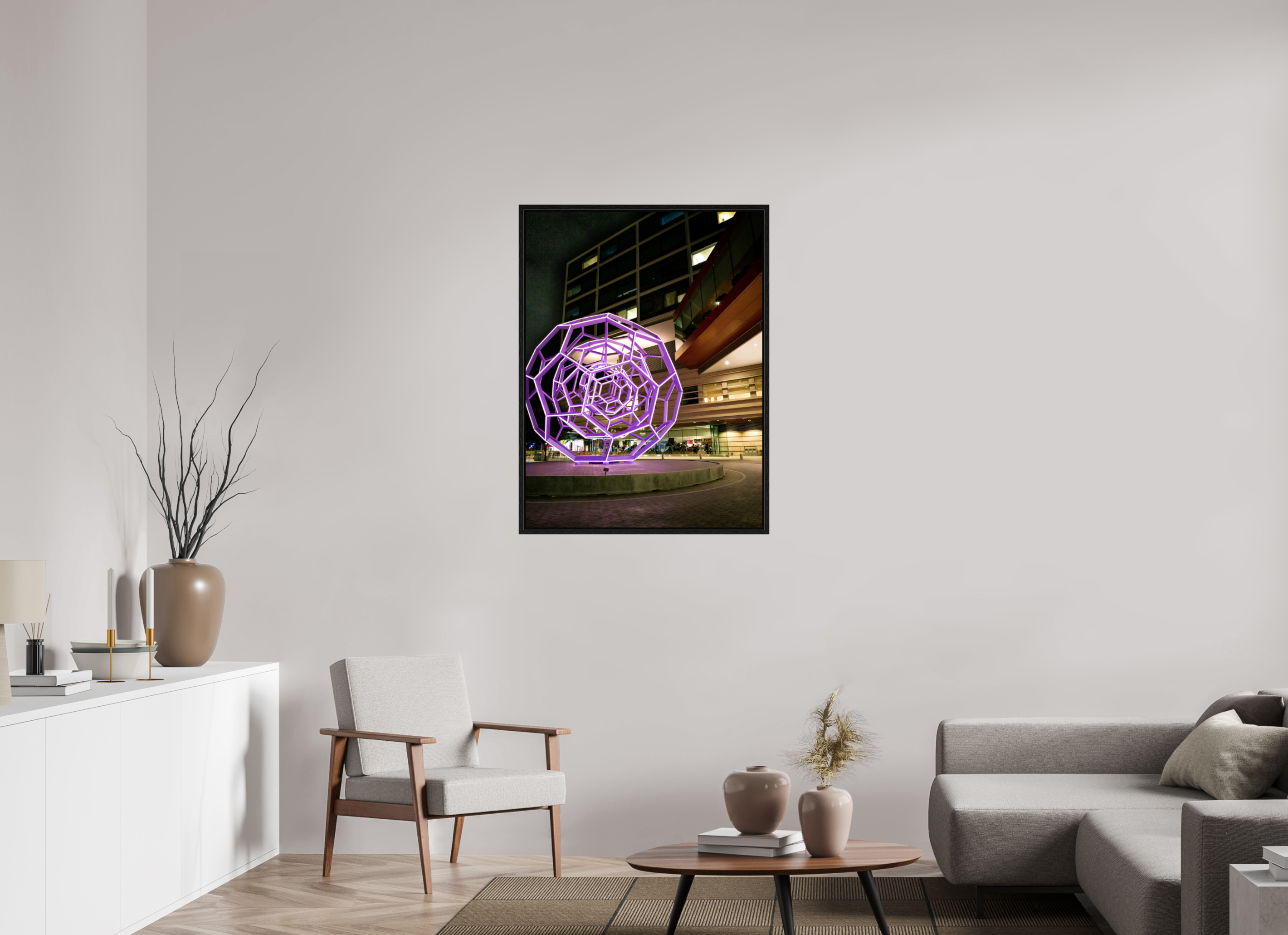 30 x 40″, Floater Frame Stanford Hospital