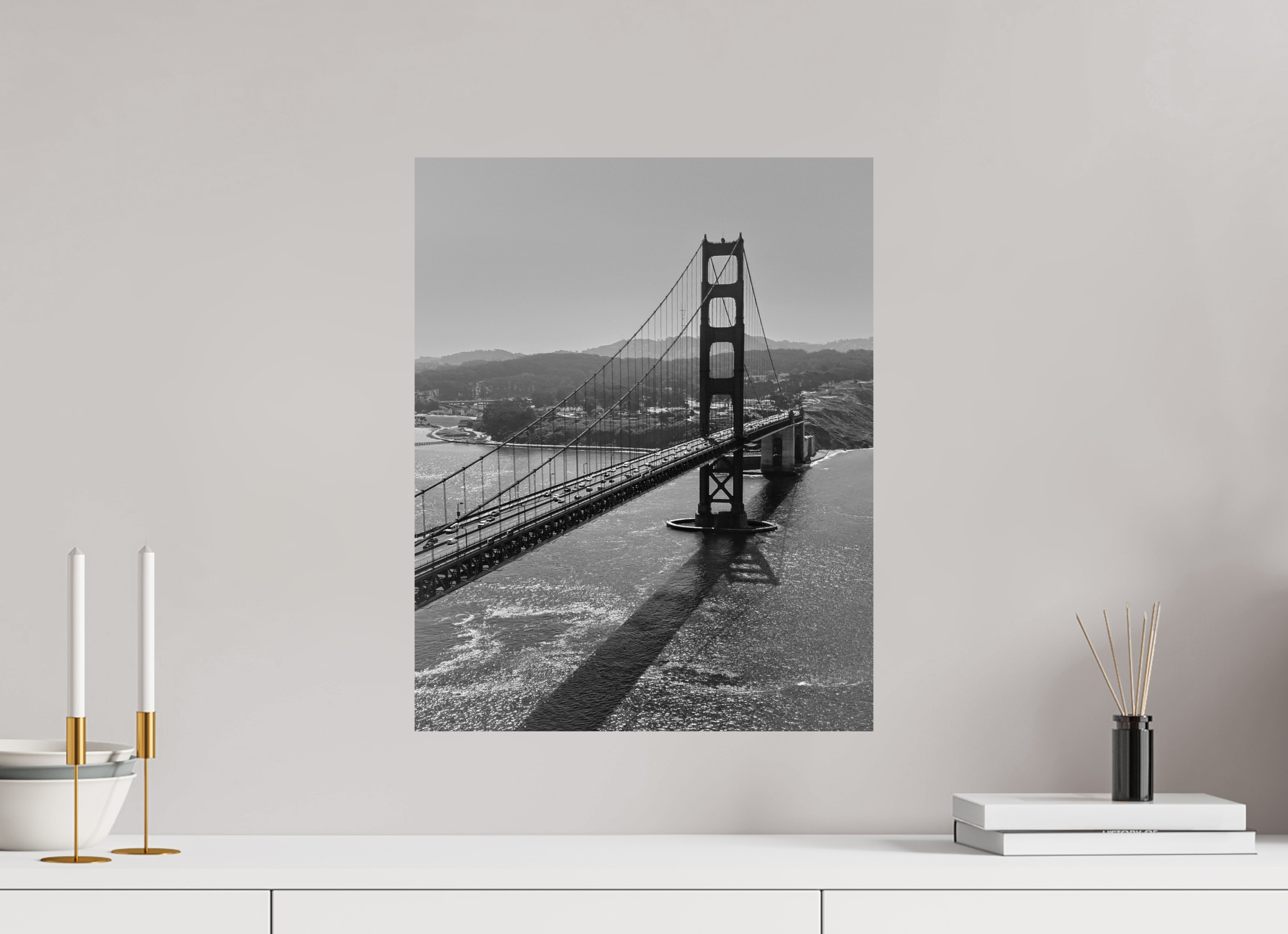 16 x 20″, Photo Print On Fuji Crystal DP II Vintage Gate Bridge