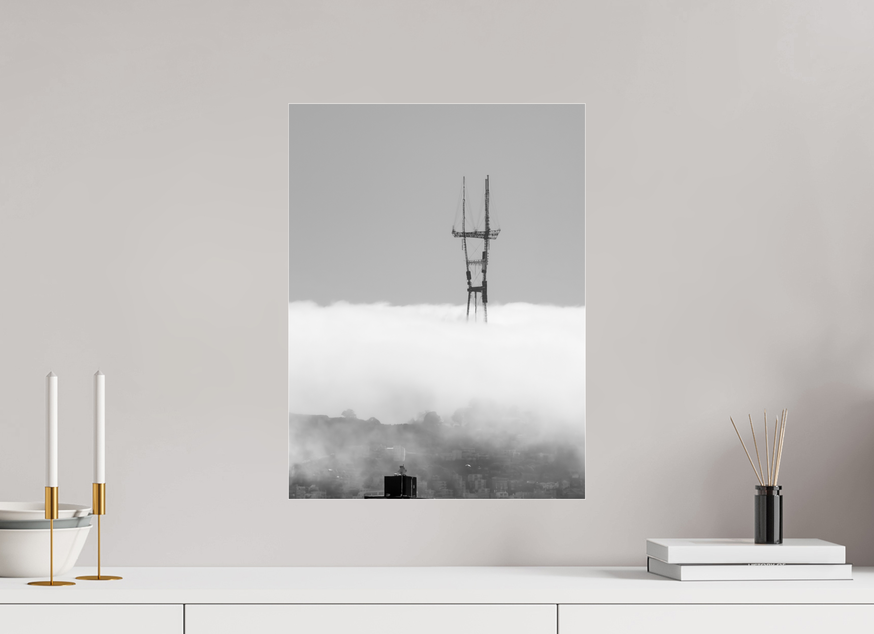 15 x 20″, Photo Print Under Acrylic Glass Pacific Fog